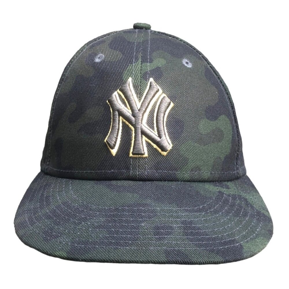 New Era 59Fifty New York Yankees Military Green Camo Fitted Hat 7 1/8